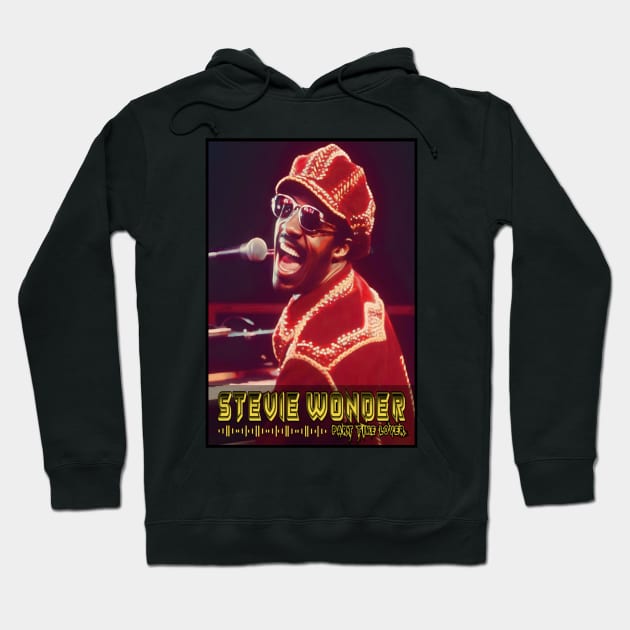 Smile stevie wonder Hoodie by SIRAJAGUGUK